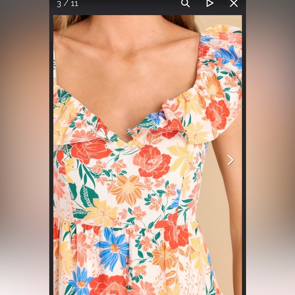 COPY - Floral Medium Dress from Red Dress. NWT - Picture 2 of 8